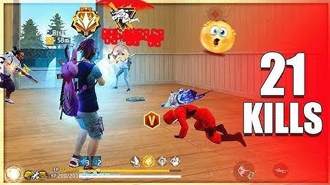 AJJU TERA BAAP NEW PRANK WITH NOOB GAMEPLAY #1 | GARENAFREE FIRE 21 Kills