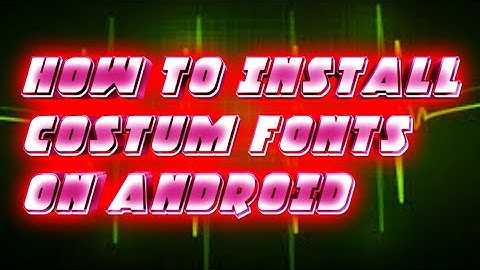 How to install custom fonts on pixellab (android)