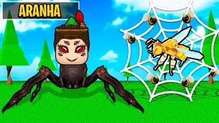 CONSEGUI UMA ILHA COM EXÉRCITO DE ARANHAS NO ROBLOX!! (🕷Be a Spider)
