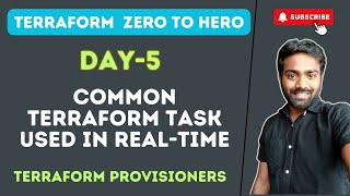 Day-5 | Most Common Terraform Task Used in Real-Time | #devops #abhishekveeramalla #terraform