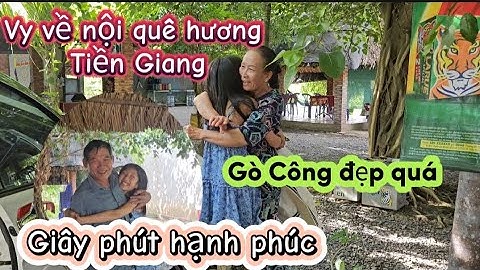 🇸🇪313/Vy về quê nội Gò Công Tiền Giang/đường miền Tây đẹp quá