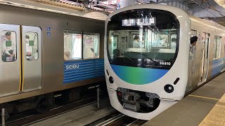 西武新宿線30000系38110F 5621レ各駅停車本川越行き　東村山発車