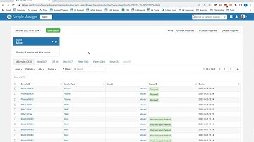 Creating and saving reports with Sample Finder | LabKey Sample Manager