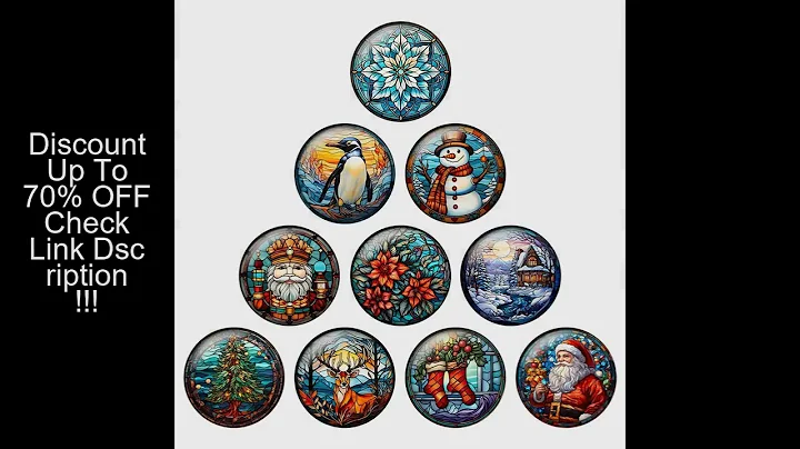 24pcs/lot Round Glass Cabochons 8mm To 25mm Christmas Decorations Art Patterns DIY Jewelry Making Fi