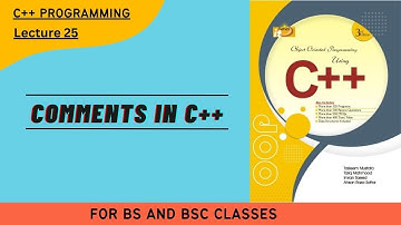 Comments in C++ || Lecture 25 || Single-line and Multi-Line comment || it-series || In urdu/hindi