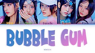 NewJeans "Bubble Gum" (뉴진스 Bubble Gum 가사) (Color Coded Lyrics (Han/Rom/Eng/가사)