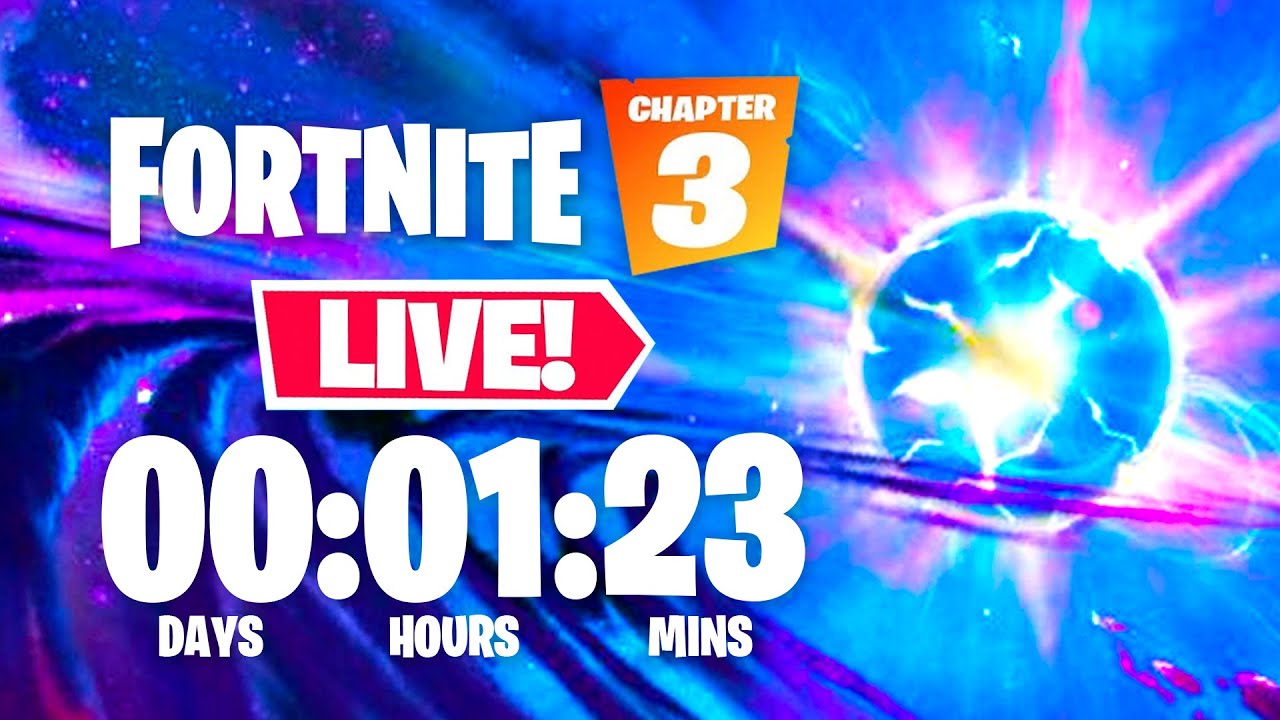 *NEW* CHAPTER 3 Countdown! THE END Event is COMING SOON! (Fortnite)