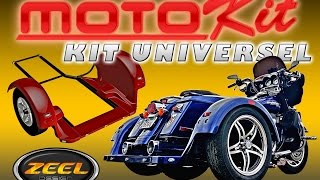 Zeel Design Motokit Kit 3 Roues Pour Moto