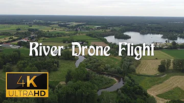 River flight above the Roer from Vlodrop to Roermond