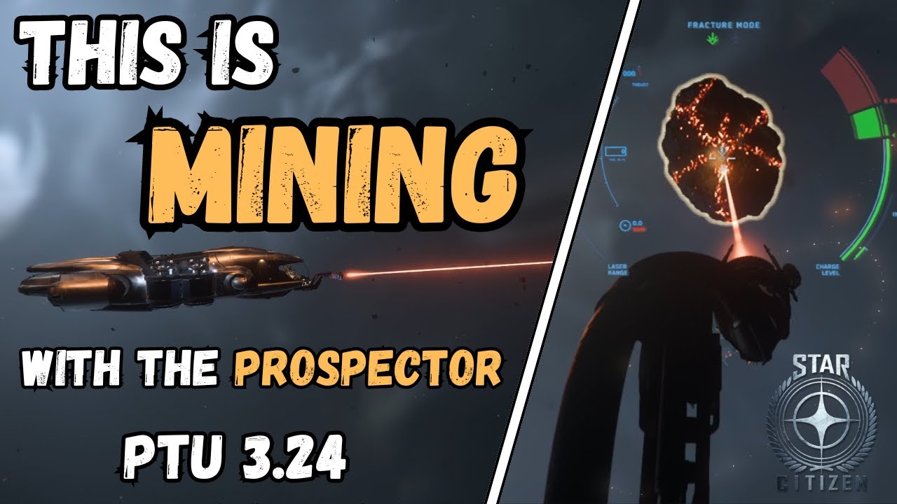 Star Citizen Mining Gameplay 3.24 PTU - YouTube