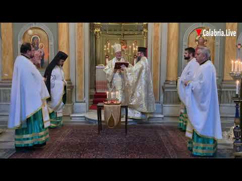 Divina Liturgia a Roma col vescovo Donato Oliverio capo dell'Eparchia di Lungro