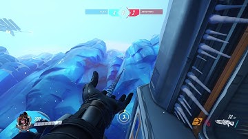 Widowmaker jump shot in 1v1 arcade