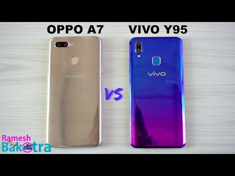Oppo A7 vs Vivo Y95 SpeedTest and Camera Comparison