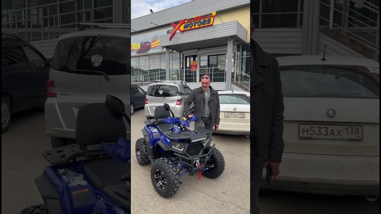 Выдача в X-MOTORS г. Иркутск Квадроцикл GBM CROSS HILL 300 PREMIUM!