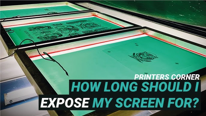 Every time I expose a screen and try to wash out the design all the  emulsion just washes through? Can anyone help? : r/SCREENPRINTING
