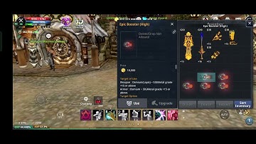 Cabal Mobile Return Of Action Trying Upgrade With Epic Booster.