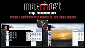 Create a Slideshow With Keynote In Less Than 3 Minutes (#1273)