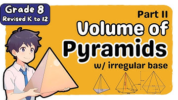 Volume of Irregular Pyramids (2nd) Second Quarter Grade 8 Matatag Revised K-12 Tagalog Math Tutorial