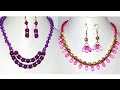 3 DIY designer necklace sets making at home