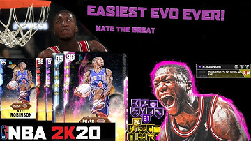 NBA 2K20 NATE ROBINSON EASIEST EVO EVER!