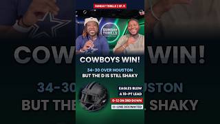 Cowboys Win, Defense Still