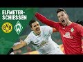 DFB Pokal: Pavlenka & Kruse entscheiden Elfmeterschießen | Borussia Dortmund - Werder Bremen 5:7