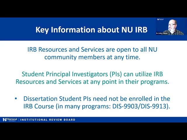 The Institutional Review Board: An Overview of Resources, Services, & Application Process -10/05/23 class=