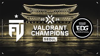 FUT Esports vs EDward Gaming HIGHLIGHTS | Valorant Champions 2024