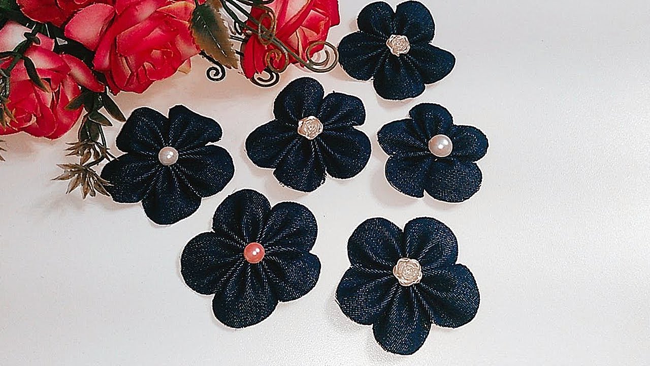 FLOR JEANS/REAPROVEITANDO TECIDO (FAÇA VOCÊ MESMO