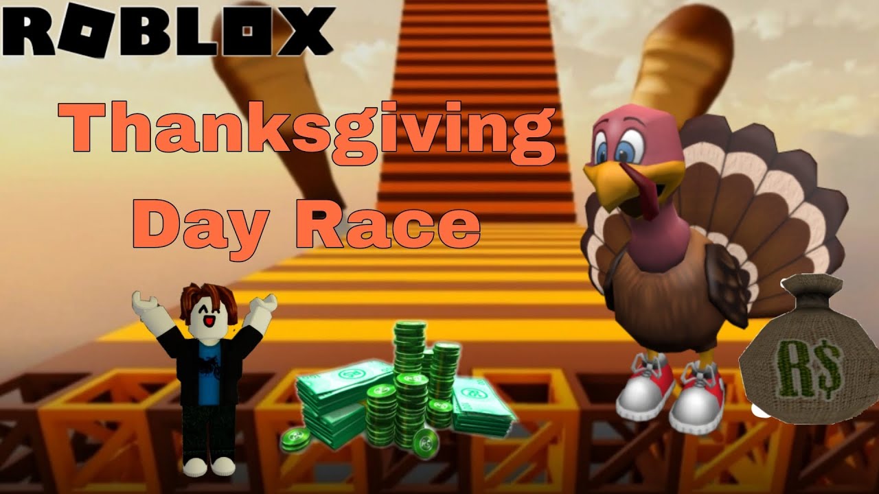 Turkey Robux Obby Race For 10,000 ROBUX in Thanksgiving Obby... (Roblox) - YouTube