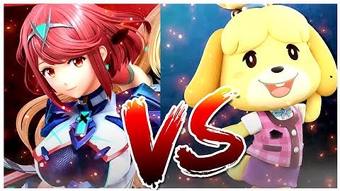 Pyra vs Isabelle Super Smash Bros Ultimate!