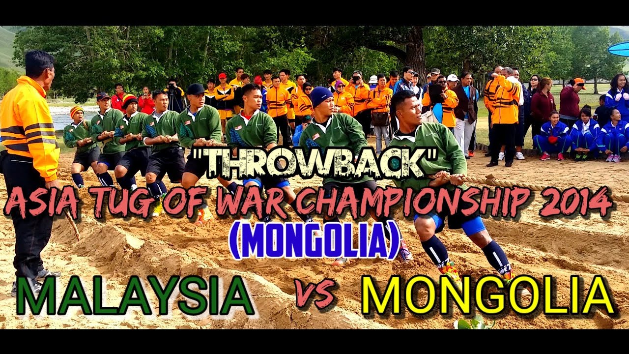 Tug of War #Tugofwar #Tariktali Malaysia vs Mongolia championship 2014 ...