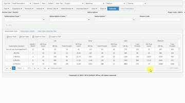 Learn how to subscribe to Feedo (Feed Formulation Software) Now!
