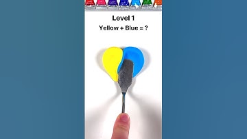 Guess the mixed colors (increasing difficulty!) - part 3 #colormixing #guessthecolor #mixingthings