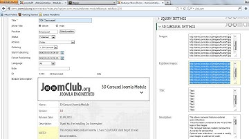 3D Carousel Joomla Module