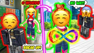 🤐 ABANDONED FOR BEING MUTE I CAME BACK WITH INFINITE WORDS ♾️ #roblox #robloxstory