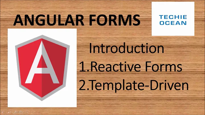 ANGULAR 13 :TYPES OF FORMS