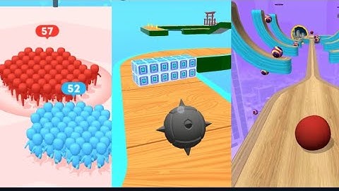 Sky Rolling Ball 3D/Going Balls,Crush,Cart Crash,Walkthrough All Levels | New Ball - Gameplay