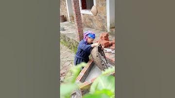 Xây Lò Nướng Bằng Đất Sét – DIY Clay Oven from Scratch #shorts