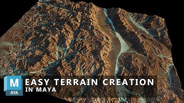 Easy Terrain Creation in Maya and Arnold