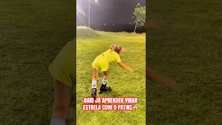 Babi Aprendeu A Fazer Estrelinha De Patins