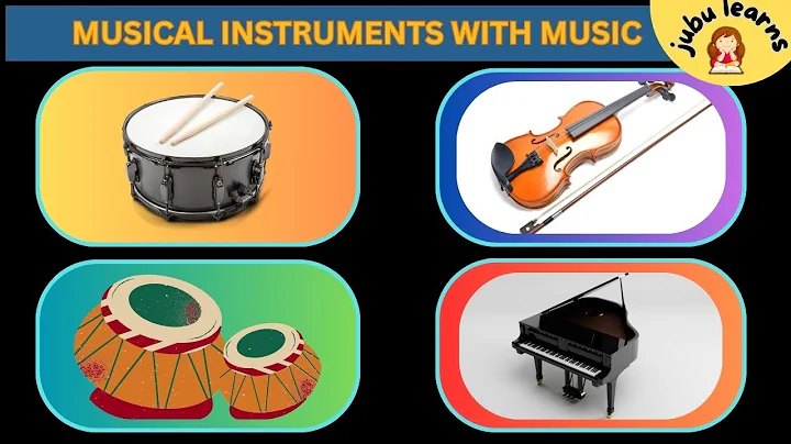 Musical Instruments Names and Sounds for Kids to Learn - Kids Vocabulary - Orchestra instruments.