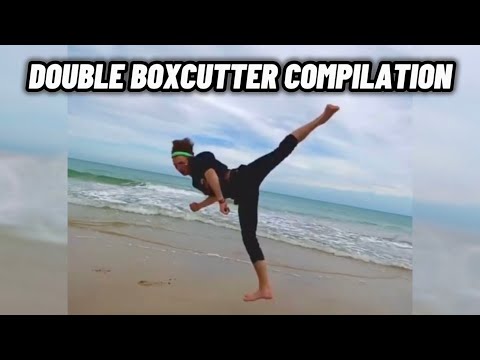 DOUBLE BOXCUTTER TRICKING COMPILATION (AKA SHEEP SHEARER)