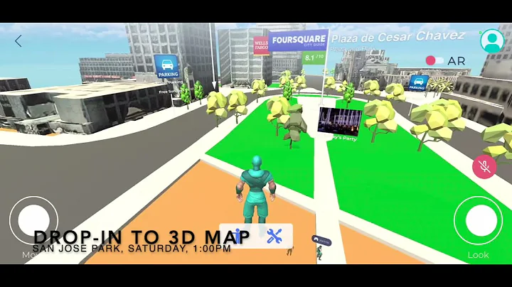 A Living 3D map where you can walk around, meet friends, connect with local people - by Sturfee