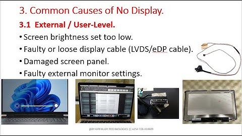 HOW TO DIAGNOSE AND FIX LAPTOP WITH NO DISPLAY. LAPTOP REPAIR LESSON 8 #fix #laptoprepair #subscribe