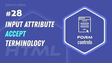 Master HTML in Darija Arabic #28 Input attribute (accept) Terminology