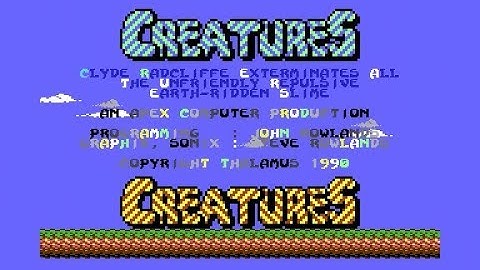 Commodore 64 Longplay [018] Creatures (EU)