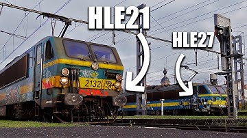Nog 1 keer op zoek naar NMBS HLE 21 en 27 locomotieven in België !!!