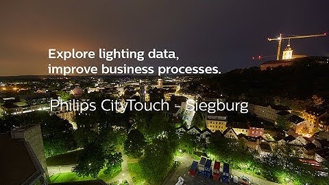 Philips CityTouch: Setting the standard for efficient lighting operations in Siegburg
