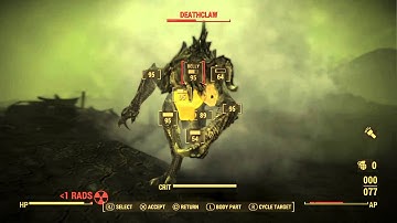 Fallout 4 DEATHCLAW Sniper Fight